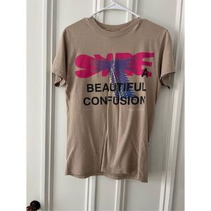 SYRE A Beatiful Confession Jaden Smith MSFTSrep light brown t-shirt S